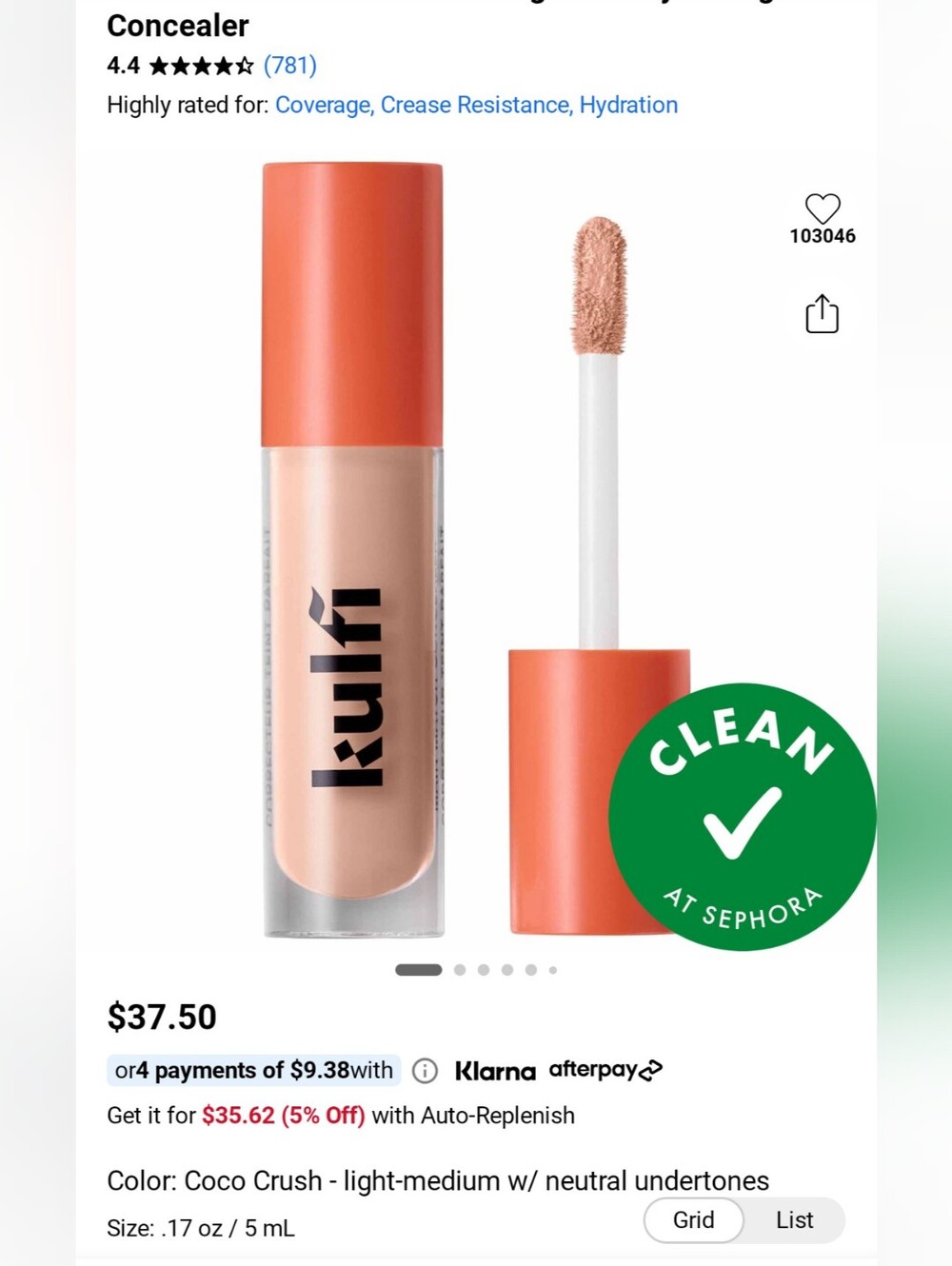 New Concealer Shade Coco Crush